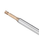 Drillpro 2.5/3.0mm 2 Flutes Long Neck End Mill HRC60 Deep Groove Cutter Milling Cutter