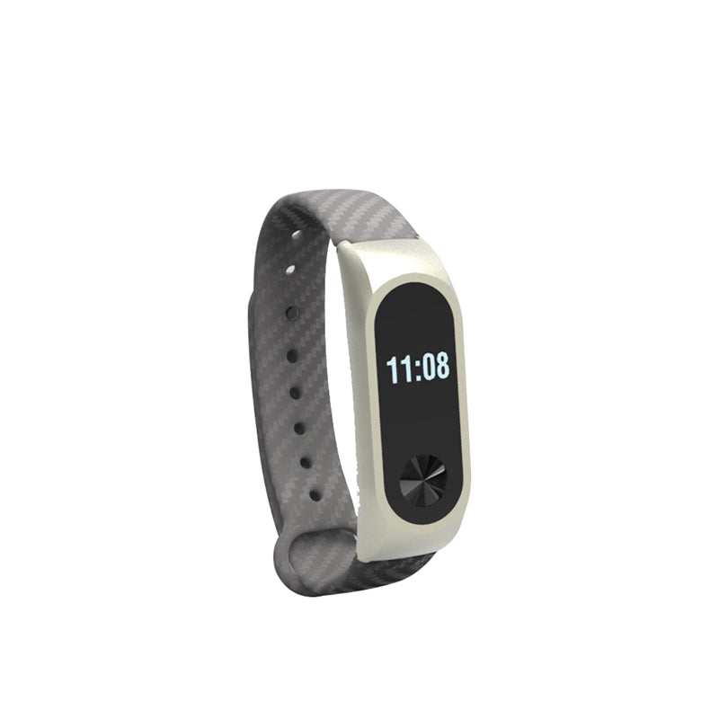 Bakeey Metal Carbon Fiber Replacement Wrist Strap Bracelet for Xiaomi Mi band 2 Wristband
