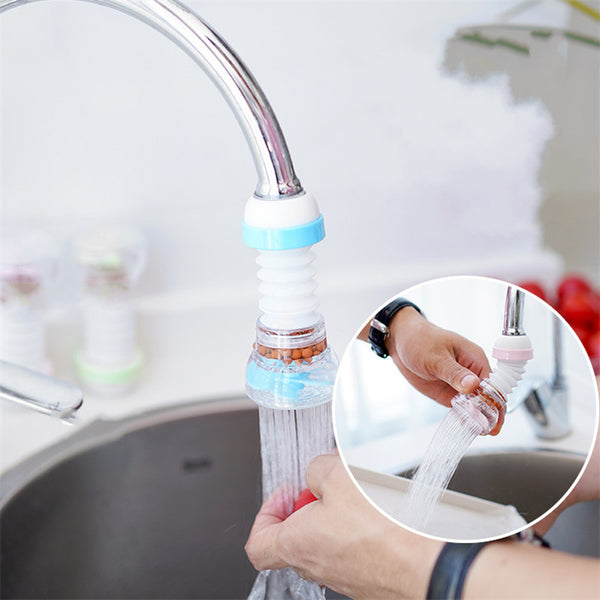 360 Rotatable Bathroom Kitchen Accessories Water Saver Baby Hand Washing Water Tap Filter Fruit Vegetable Faucet Extender Extenders