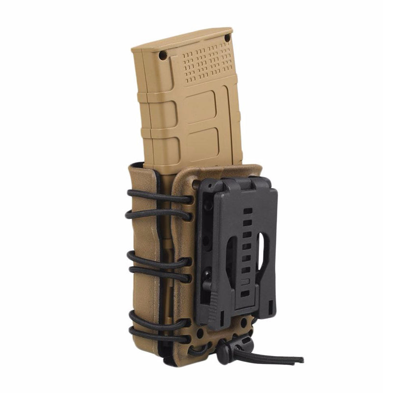 Hunting Tactical 5.56 223 Magazine Pouch Holster Mag Carrier Case Adjustable Fits 2" Width Duty Belt