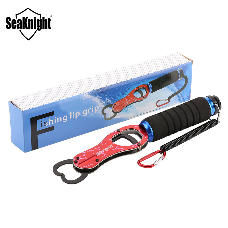 SeaKnight KYQ-SK004 Fish Lip Grabber Gripper Tool Holder Stainless Steel Fishing Grip With Scale