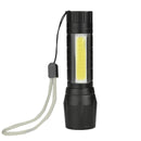 XANES 1517 XPE+COB 1000Lumens 4Modes 2Lights Brightness EDC Tactical LED Flashlight