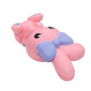 Jumbo Bowknot Rabbit Squishy Slow Rising House Play Toy 8*6*13cm With Packing Bag