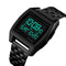 SKMEI 1368 Sport Men Watch 3ATM Waterproof Week Display LED Electronic Digital Watch