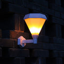 Solar Power 51 LED Flame Wall Light Waterproof Outdoor Garden Yard Pathway Lamp