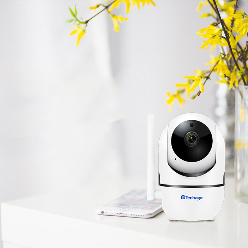 Techage TK-Q08-20 Panoramic 360 PTZ 1080P Waterproof Wireless  IP Camera ONVIF H.264 Two Way Audio 360 WIFI Camera  Baby Monitors