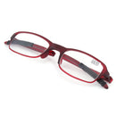 KCASA TR90 Soft Light Weight Folding Best Reading Glasses Magnifying Fatigue Relief
