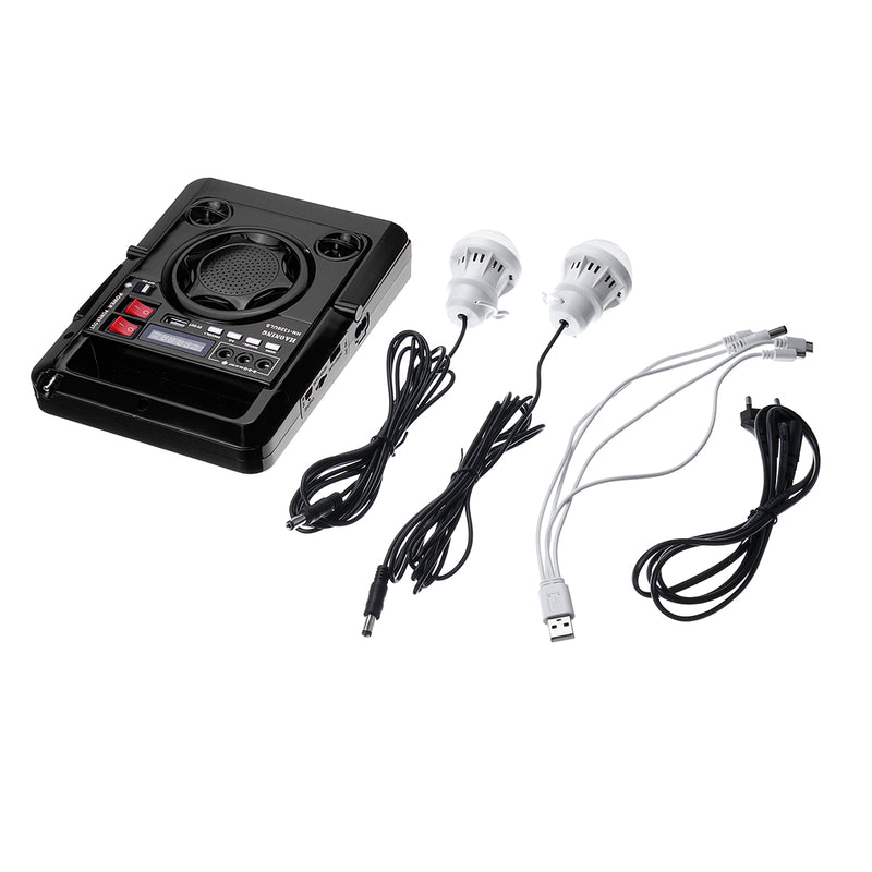 Multi-function Solar Radio Lighting Mobile Phone Charging Weather Forecast System for Emergency with AM/FM