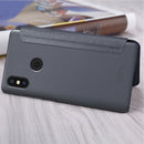 NILLKIN Ultra Thin Smart Sleep Shockproof Flip PC Leather Protective Case For Xiaomi Mi8 SE