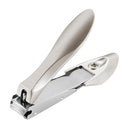Y.F.M Nail Catcher Clipper Stainless Steel Anti Splash Manicure Tool Curved File Trimmer Travel