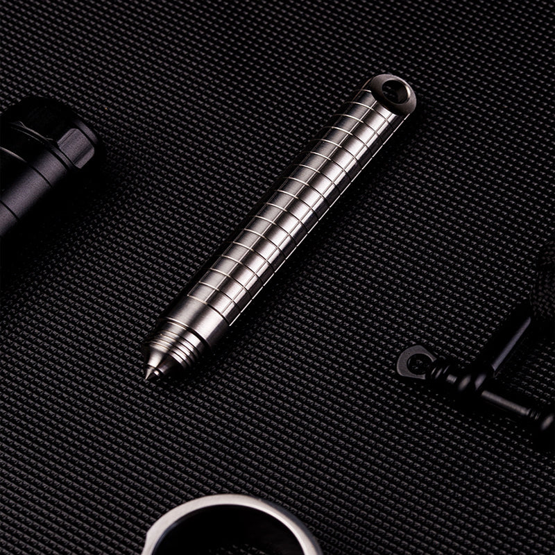 DITO Mini Portable Telescopic Titanium Tactical Pen Outdoor Tungsten Steel Safety Survival Emergency Tool EDC Collection