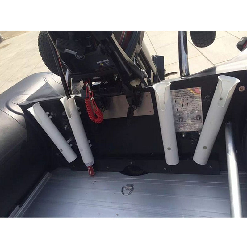 ZANLURE 2 Tube Fishing Rod Holder Rack Pole Support For Marine Boat Kayak Vertical Double Tube