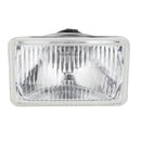 2PCS 4x6Inch Rectangle Car Headlights with H4 Halogen Lamps 55W for Toyota Hilux Ute 1983-2003