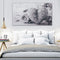 45x80cm Grey Heart Rose Canvas Wall Art Frameless Paintings Pictures Home Decor
