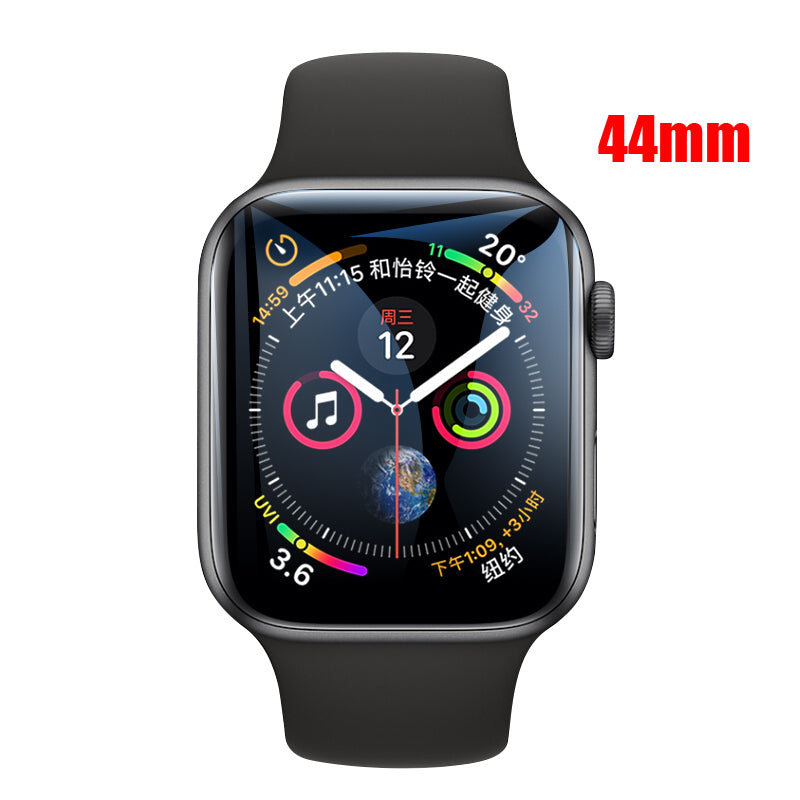 Bakeey 2PCS 40/44mm 10D Anti-scratch HD Clear Full Cover Soft Hydrogel Flim Screen Protector for Apple Watch Series 5/Apple Watch Series 4