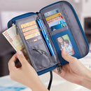 Naturehike NH18X020-B RFID Travel Wallet Waterproof Anti-theft Passport Credit Card Holder Bag