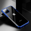 Baseus Luxury Plating Ultra Thin Transparent Soft TPU Protective Case for iPhone 11 6.1 inch