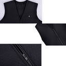 Men Women Electric Heating Vest Jacket USB Charging Winter Warm Heated Coat 3 Gears Temperature
