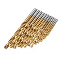 Drillpro 13pcs 1.5-6.5mm HSS Twist Drill Bit Set High Speed Steel Straight Shank Twist Drill Bit