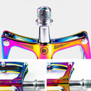 WHEEL UP LXK340-02 Colorful Aluminium Alloy Bearing Skidproof Bike Pedals Outdoor Cycling Bicycle Pedals Bicycle Accessories