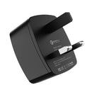 HOCO C70B UK Plug QC3.0 Charger For Tablet Smartphone