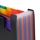 New 24 Pockets Expanding File Folder Portable Accordion File Folder A4 Expandable Business File Folder