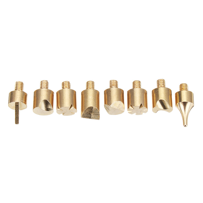 92pcs Wood Burning Pen Set Tips Stencil Soldering Iron Pyrography Tools Crafts Kit