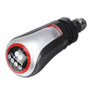 5 Speed Gear Shift Knob PU Leather Black/Silver For VW Golf MK5 MK6 MK7
