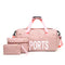 3PCS Waterproof Shoulder Bag Wet-dry Seperation Shoes Bag Fitness Yoga Handbag Luggage Bag