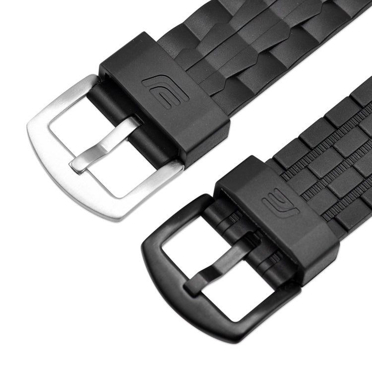 Black PU Strap Replacement Watch Band for Edifice EF-550 EF-523