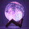 3D Printing Moon Lamp Space LED Night Light Remote Control / Touch/ Pat Contorl Lamp USB Charge Valentine Gift