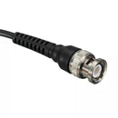 5 PCS  DANIU BNC Male Plug Q9 To Dual Crocodile Clip Y Splice Oscilloscope Test Probe Cable Lead 120CM