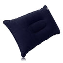 Folding Double Sided Inflatable Pillow Suede Fabric Cushion Camping Home Bedding Decor