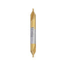 Drillpro 6pcs HSS Center Drill Bit 1/1.5/2/2.5/3/5mm 60 Degree Titanium Coated Countersink Drill Bit