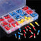 Excellway EC08 280pcs Assorted Electrical Fork Ring Spade Crimp Terminal Wire Connector Box Kit