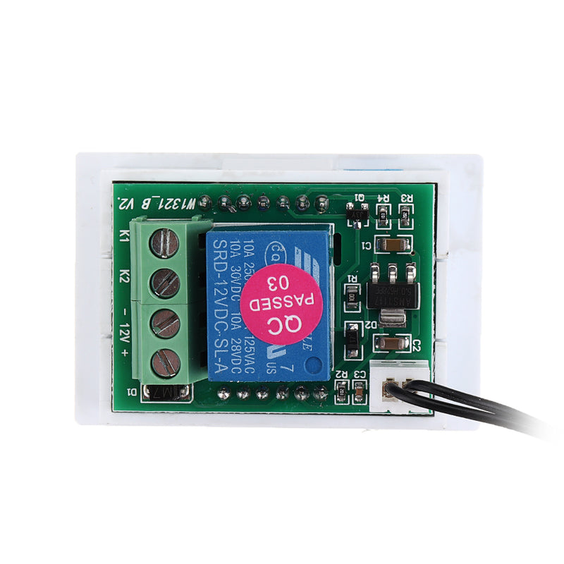 XH-W1321 0.1 Digital Thermostat Mini Embedded Digital Display Switch Temperature Controller With Waterproof NTC Sensor Meter