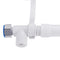 ABS Portable Bidet Sprayer Set Handheld Three Outlet Water Separator Retractable w/ 1.5m Spring 1/2" Hose Adapter Free Mounting Bracket Switch Toilet Cleaning Tool