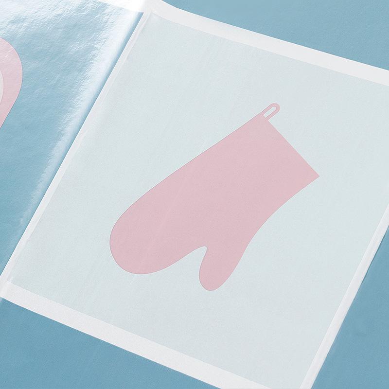 Kitchen Proof Sticker Self-adhesive High Temperature Resistant Stain Wall Paper Sticker