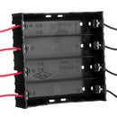 DIY 4 Slot 18650 Battery Holder With 8 Leads