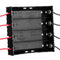 DIY 4 Slot 18650 Battery Holder With 8 Leads