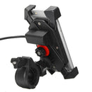 12-24V2.1A Universal Phone GPS USB Chargeable Holder For Electric Scooters Motorcycle Bike Bicycle