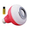 E27 12W Wireless bluetooth RGBW Music Playing Speaker LED Light Bulb with Remote Control AC100-240V