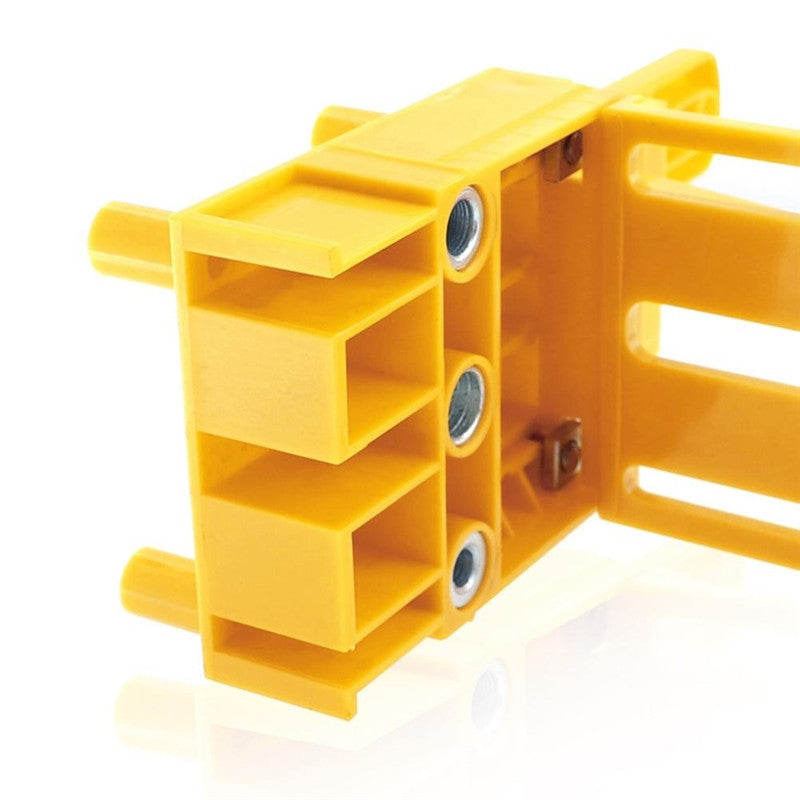 Handheld Dowel Jig ABS Plastic Woodworking Jig Pocket Hole Jig for 6 -10mm Dowel Joints Drilling Guide Tools Woodworking Clamp