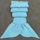 Honana WX-37 180x90cm Knitting Mermaid Tail Blanket Home Office Acrylic Fibers Warm Soft Sleep Bag