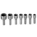 Drillpro 14pcs 1/4 Inch Hex Shank Power Nut Driver Drill Bit Set SAE Metric Socket Wrench Screw Screwdriver