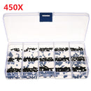 Suleve MXCP1 450Pcs M2/M2.5/M3 Cross Screws Laptop Screws Box Set for HP Lenovo SAMSUNG IBM