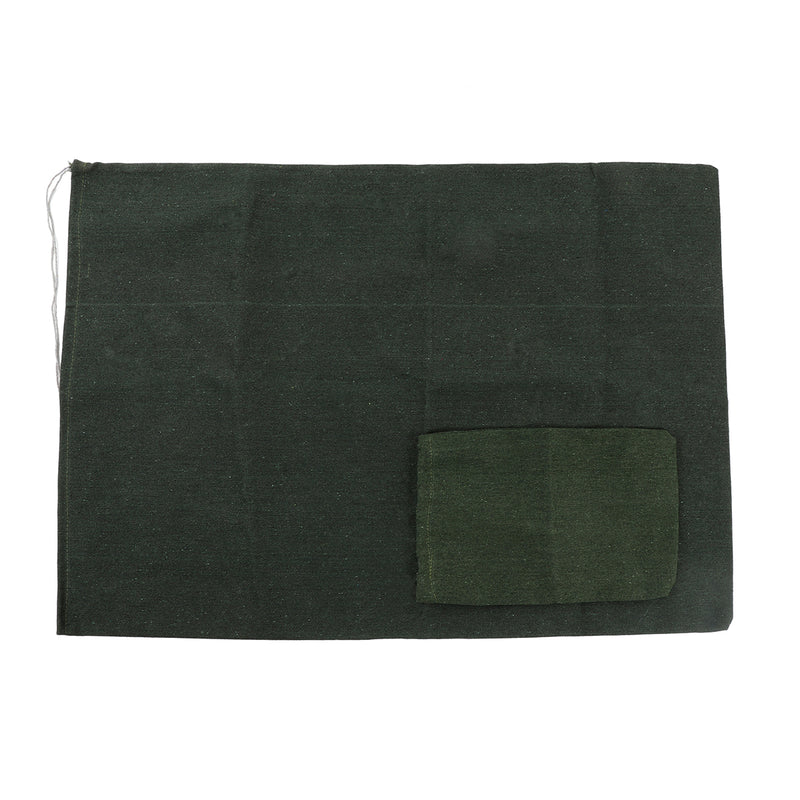 Canvas Drawstring Large Bag Pouch Clothes Dark Green Storage Home Laundry Pack