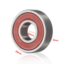 6000 2RS Ball Bearing 10x26x8mm Red Sealed Rubber Shields Deep Groove Ball Bearing