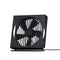 VH CE 7 Inch Portable Mini Metal Mute Fan Dual Mode Home Office Desk Brushless Motor Fan