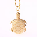 Deffrun Gold Case Tortoise Pocket Watches Unisex Quartz Watch